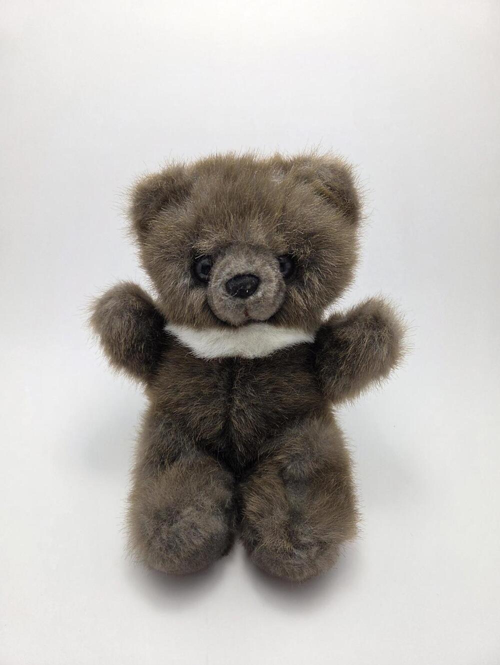 Russ Plush “Bennington” the Brown Teddy Bear Vintage Plush (8 inch)